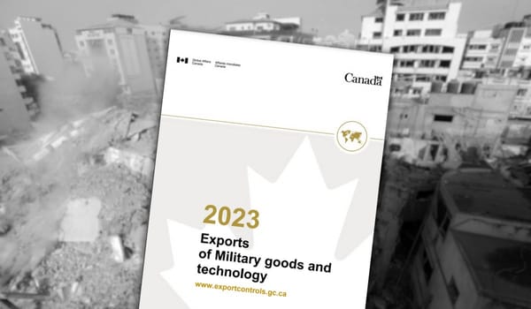 Canada Exported Record $30.6 Million Of Military Goods To Israel In 2023